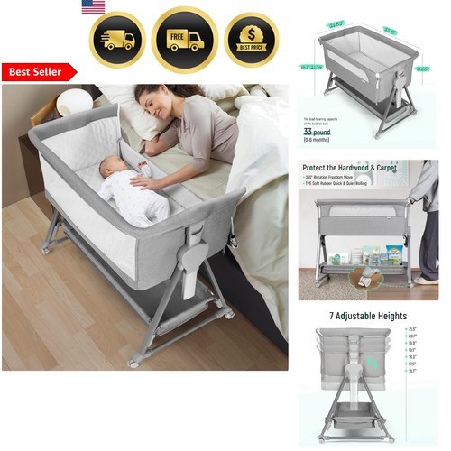 Baby bedside bassinet portable - baby,