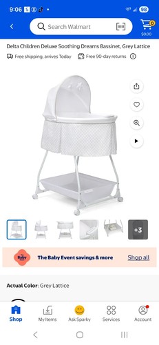 New bassinet - new,
