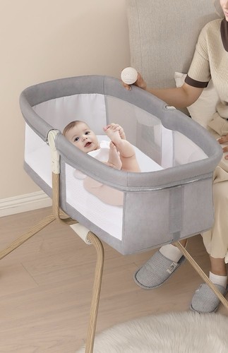 Rocking sleeper bassinet - rocking, w/