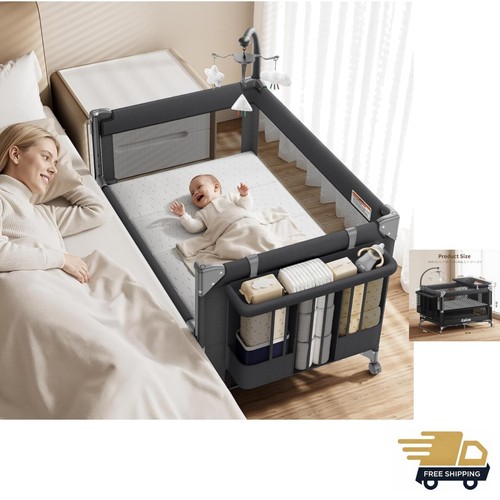 Baby bassinet bedside - 4-in-1,