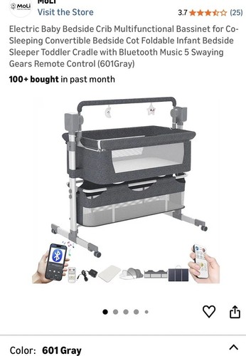 Electric baby bedside - electric, crib